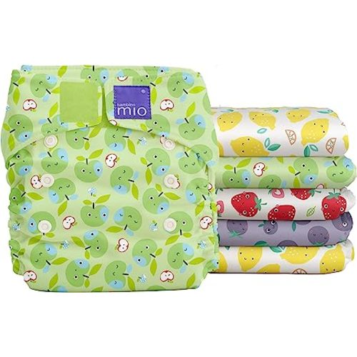 Bambino Mio, Miosolo Classic Cloth Diaper Set - Cute Fruit