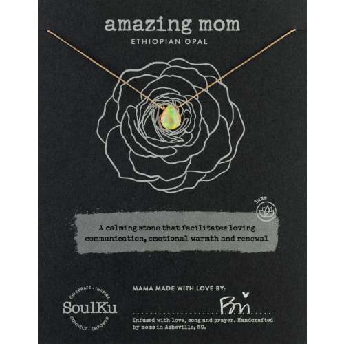 Ethiopian Opal Luxe Cocktail Necklace for Amazing Mom