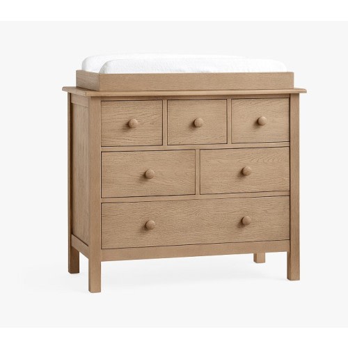 Kendall 6-Drawer Dresser & Topper Set (38w x 19d") | Seadrift