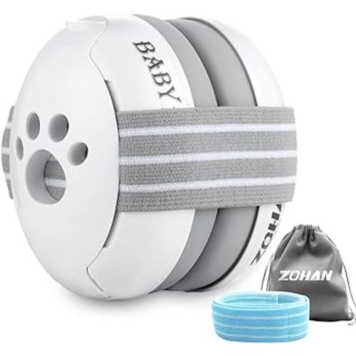 ZOHAN 001 Baby Ear Muffs Noise Canceling Protection Headphones for Toddler and Infant Up to 36 Months - CE & CPC Certified with Replacement Headband