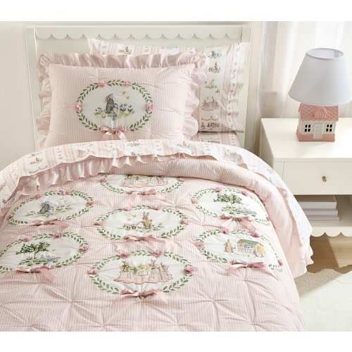 Riley Sheehey Oxford Stripe Quilt & Shams | Pottery Barn Kids