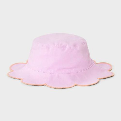 Toddler Reversible Scalloped Edge Bucket Hat - Cat & Jack™ Purple 2t-5t