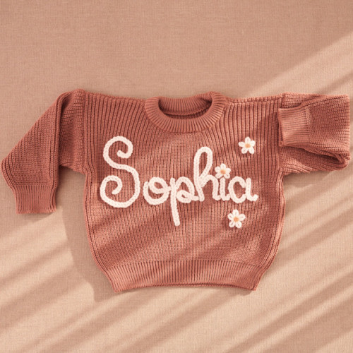 Personalized Baby Name Sweater