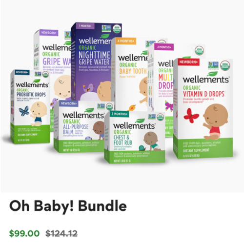 Wellements Organic Bundle Set for Newborn Babies