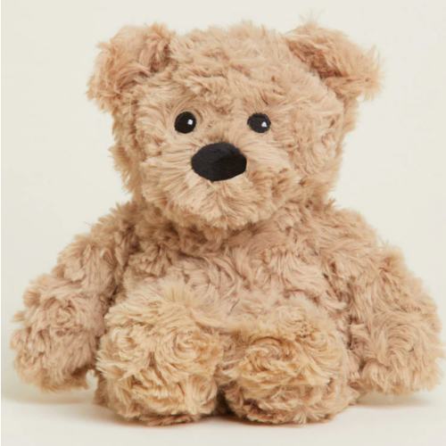 Microwavable Brown Curly Bear Warmies Junior | Warmies USA