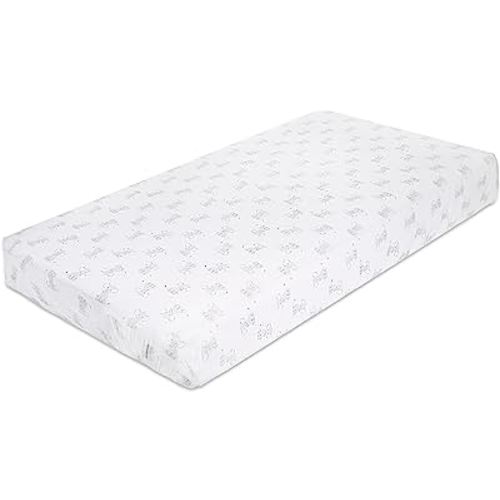 aden + anais Essentials Classic Crib Sheet, 100% Cotton Muslin, Super Soft, Breathable, Tailored Snug Fit, Safari Babes - Elephant