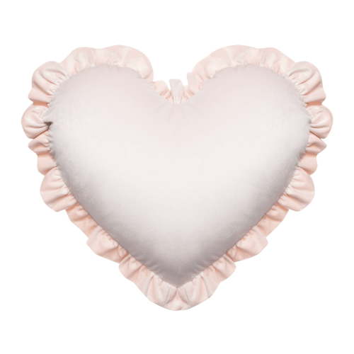 JHEHF Heart Shaped Pillow with Ruffle Edge Valentine'S Day Decorative Throw Pillow for Sofa Bed Couch Bedroom Gift for Valentine'S Day Wedding Home Decor