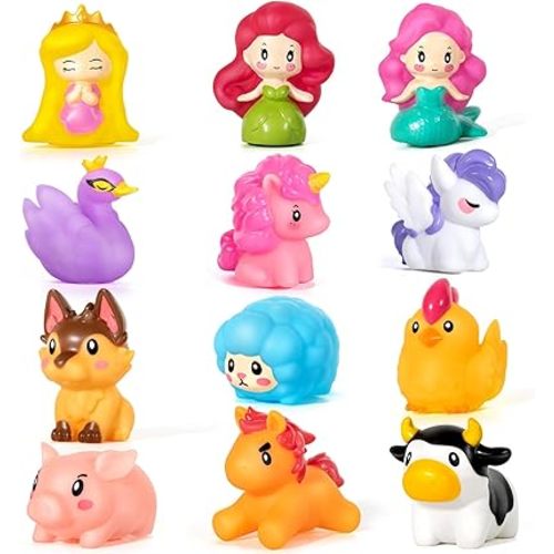 Hely Cancy Baby Bath Toys - No Hole Bath Toys for Kids, Bath Tub Shower Toys for Newborn Baby