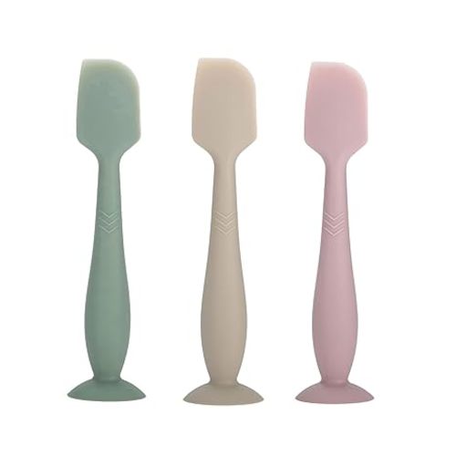 Baby Diaper Cream Spatula - Baby Diaper Rash Cream Applicator for Butt Paste Diaper Cream - Newborn Essentials (gray, green, pink)