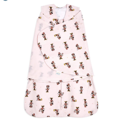 100% Cotton Baby Swaddle Minnie Fun | Newborn | HALO US