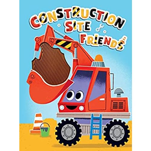 Construction Site Friends - Silicone Touch and Feel Board Book - Sensory Board Book