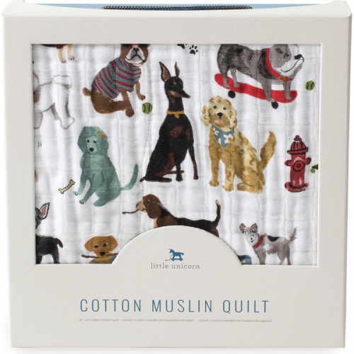 Original Cotton Muslin Quilt, Woof - Little Unicorn | Maisonette