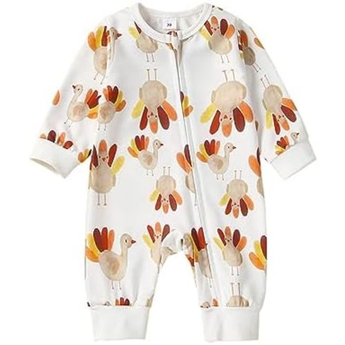 YINGISFITM My First Valentines Baby Boy Girl Outfit Newborn Love Heart Jumpsuit Zipper Up Bodysuit Little Valentine Clothes