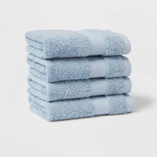 Performance Plus Oversized Bath Towel Black - Threshold™: Cotton Terry, Fade-resistant, 550-800 Gsm, Machine Washable