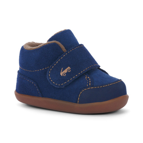 Casey Mini (First Walker) Navy Suede - See Kai Run