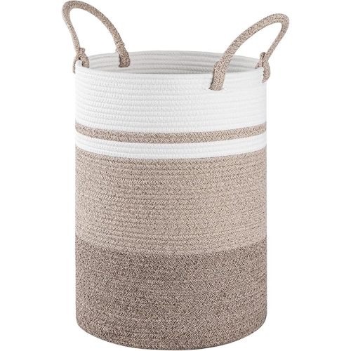 Laundry Basket, Laundry Hamper, Baby Nursery Hamper, Foldable Laundry Hamper with Handles, Storage Blanket Clothes Toys in Bedroom, Living Room-13.8 "L * 19.7 "H-Gradient Yellow