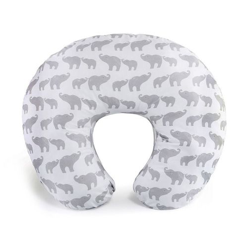 The Peanutshell Gray Elephant Nursing Pillow