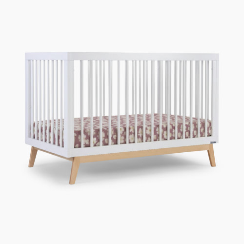 dadada Soho 3-in-1 Convertible Crib - White/Natural