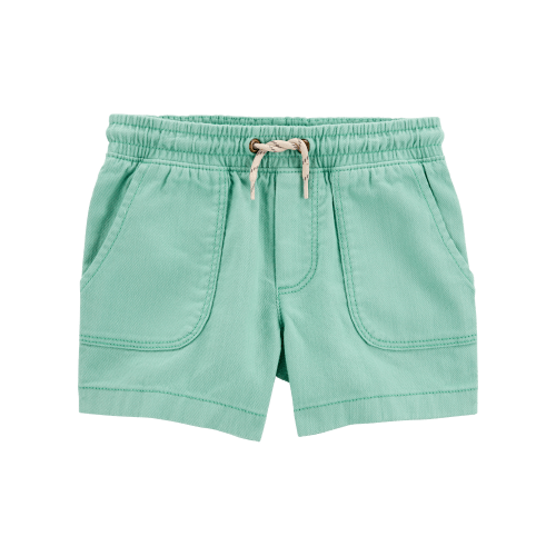 Baby Pull-On Twill Shorts - Turquoise - Carter's | Carter's