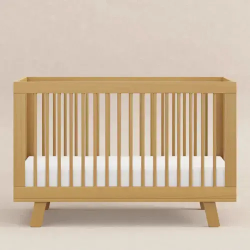 Hudson HONEY 3-in-1 Convertible Crib - Converts To Toddler Bed | babyletto – Babyletto