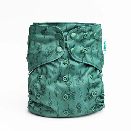 Food: Essentials Pocket Cloth Diaper with Athletic Wicking Jersey, Grows with your Baby