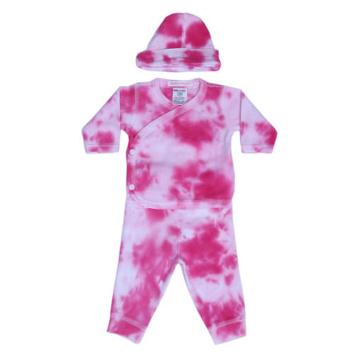 Baby Tie Dye 3 Piece Set- Roses