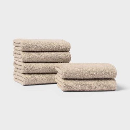 6pk Washcloth Set/Bath Towel - Room Essentials™