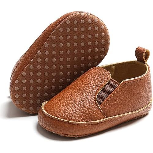 Timatego Infant Baby Boys Girls Snow Boots Non Slip Soft Sole Toddler First Walker Crib Warm Winter Shoes 0-18 Months