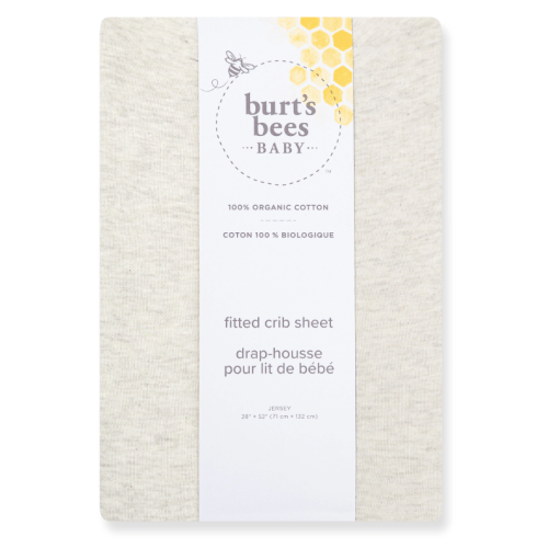 Solid Organic Cotton BEESNUG® Fitted Crib Sheet