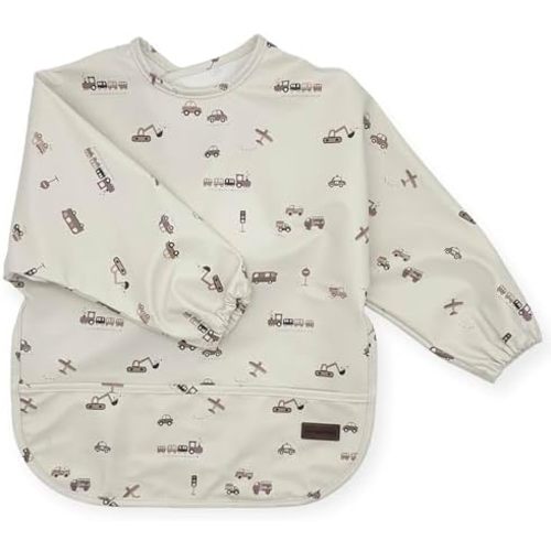 Long sleeve Bib for Girl Boy Baby Toddler 6-24 M Essential Must Have for Eating Feeding Baby Led Weaning Mess Free