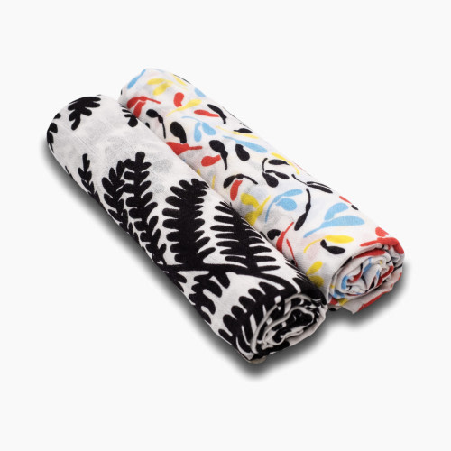 Etta Loves Sensory Muslin 2-pack - Plants