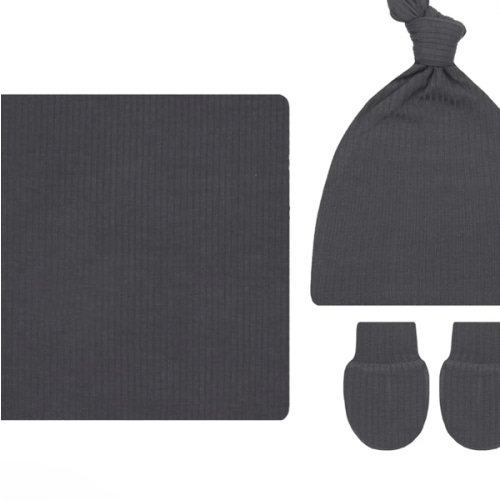 Hudson Ribbed Newborn Hat Bundle