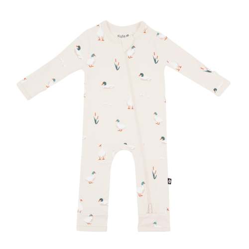 Zippered Romper in Duck