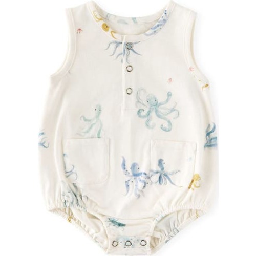 Sleeveless Organic Cotton Bodysuit, 0-3M