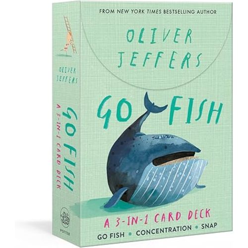 Go Fish: A 3-in-1 Card Deck: Card Games Include Go Fish, Concentration, and Snap