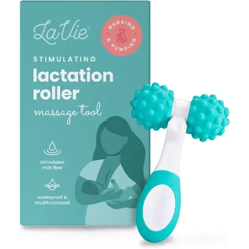 LaVie 5-in-1 Lactation Massager Roller, Manual Massage Roller, Breastfeeding Tool to Improve Milk Flow, Discomfort, Breast Massage, Medical Grade