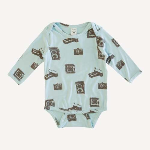 long sleeve lap neck bodysuit | vintage cameras | bamboo