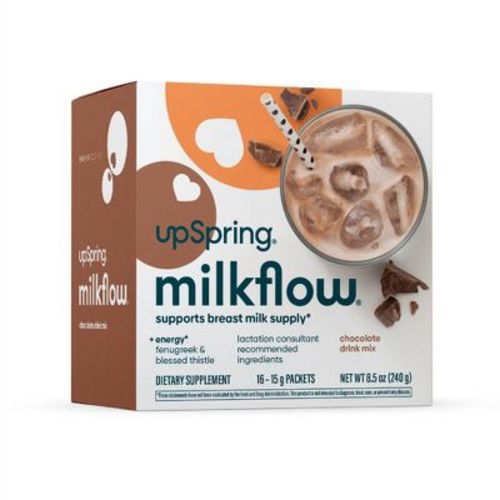 Milkflow Breastfeeding Supplement Kit With Energy - Chocolate - 8.5oz/16ct