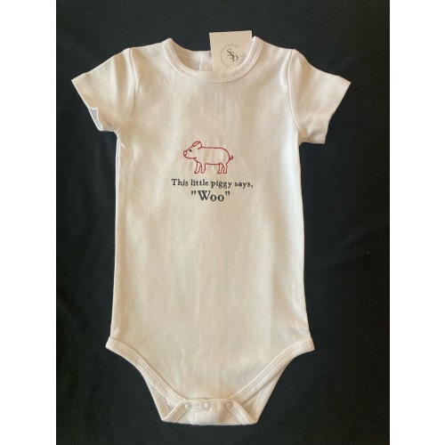 Embroidered Arkansas Razorbacks Shirt/Bodysuit