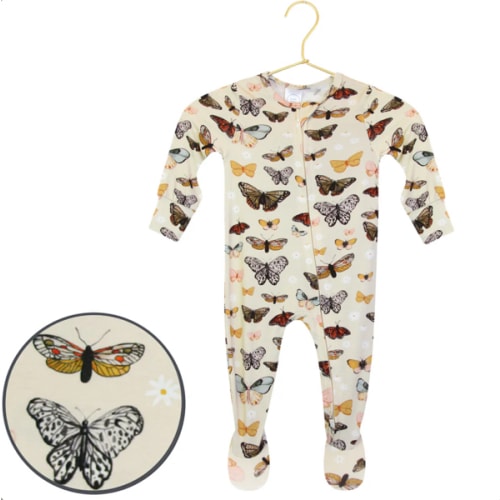 Amelia Zipper Footies