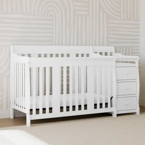 Storkcraft Portofino 5-in-1 Convertible Crib and Changer