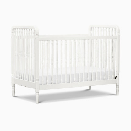 Liberty 3-in-1 Spindle Crib with Toddler Bed Conversion Kit - Warm White