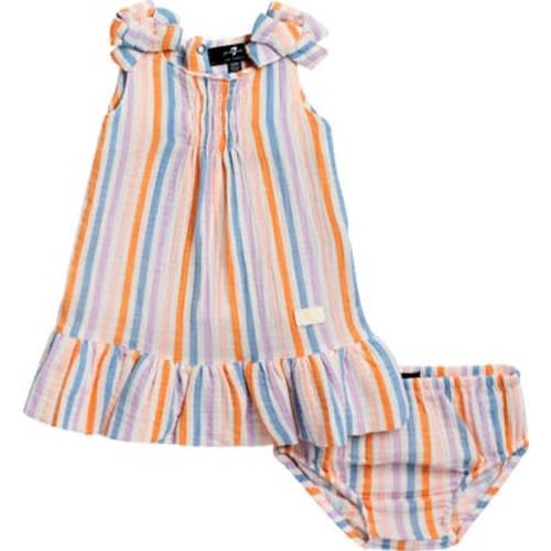 6-9mo 7 For All Mankind Smocked Cotton Dress