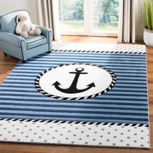 SAFAVIEH Carousel Kids Aftina Nautical Anchor Rug