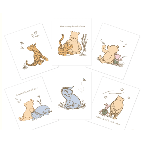 Classic Pooh Unframed Wall Art