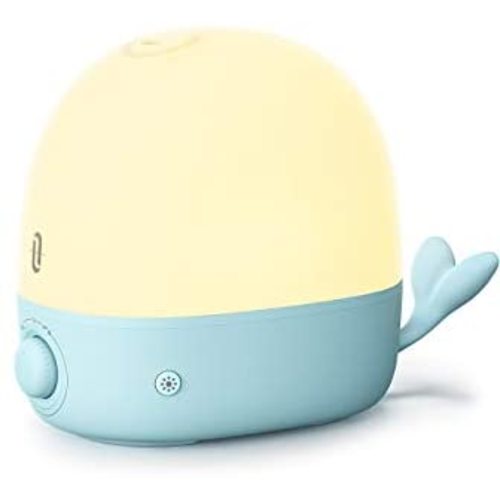 TaoTronics Humidifiers 3-IN-1 Premium Humidifier 26dB Quiet Ultrasonic 2.5L Cool Mist Humidifier for Bedroom Babies Essential Oil Diffuser With Night Light Automatic Shut-Off Easy to Clean White - Blue