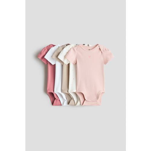 5-PACK COTTON BODYSUITS