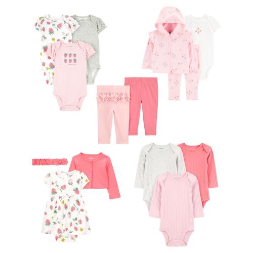 Carter's Child of Mine Baby Girl Outfit Set, 14-Piece, Sizes Preemie-6/9 Months