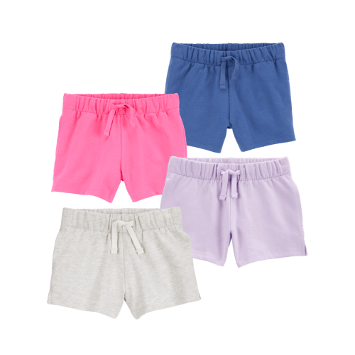 Baby 4-Pack Pull-On French Terry Shorts | Carter's