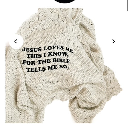 Jesus Loves Me This I Know Knit Blanket – OUR HOUSE ABOVE